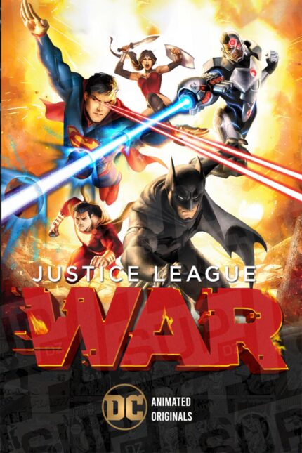 Justice League - War Anime Poster DZ Algerie