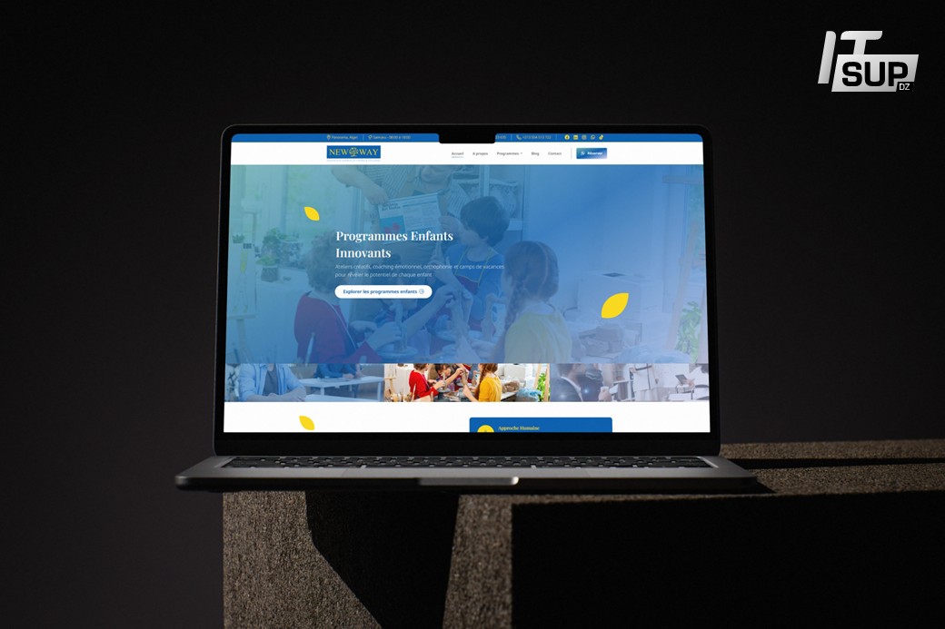 Création du nouveau siteweb – New Way Academy